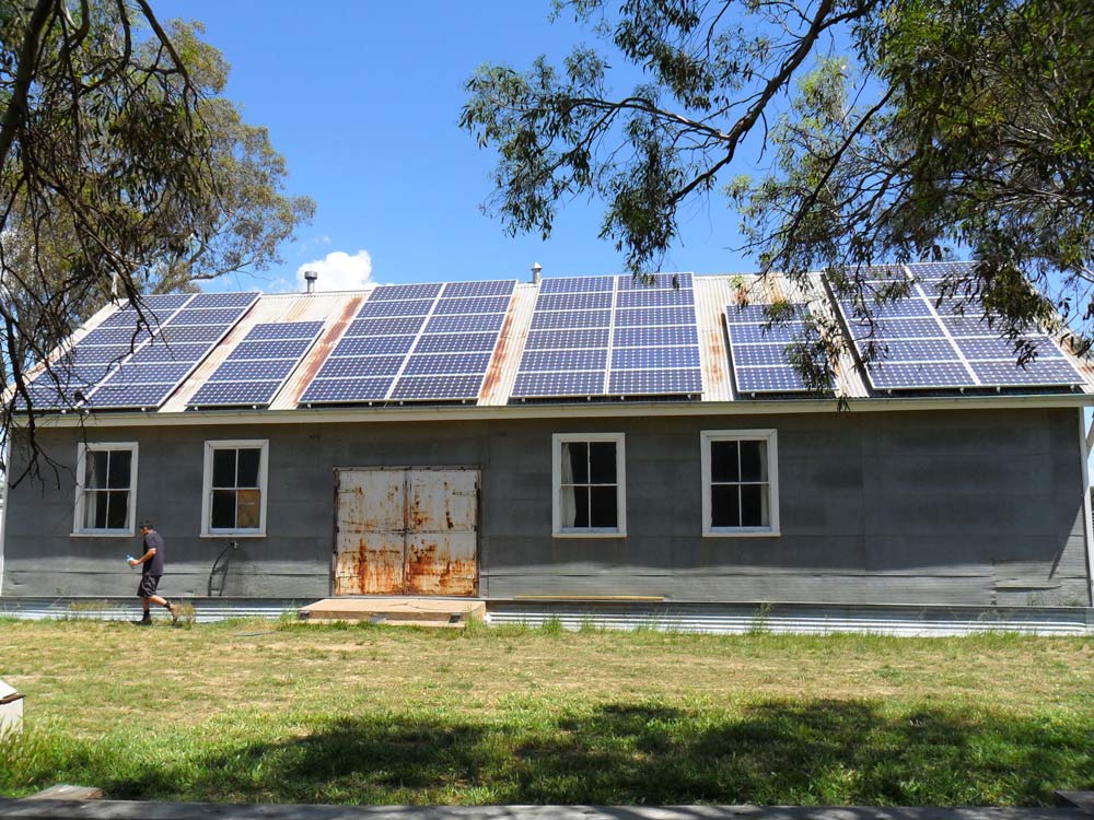 Big House with Solar Panels on the Roof — Solar Installers in Parkes, NSW