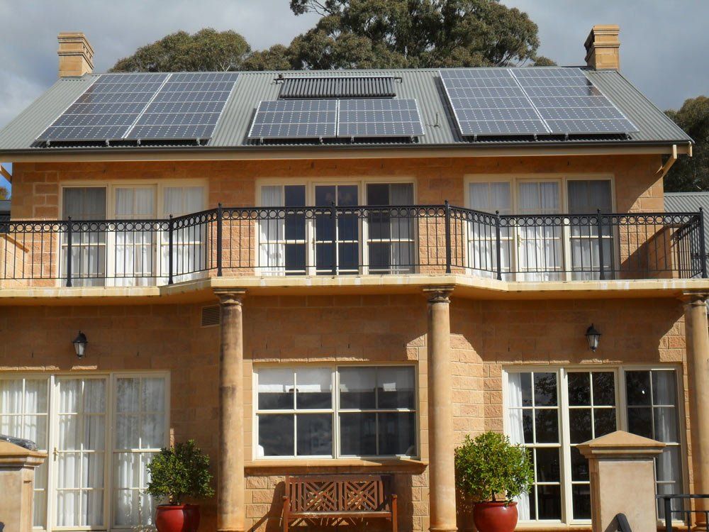 Big House with Solar Power System — Solar Installer in Orange, NSW