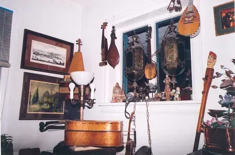 Room with Instruments on a Wall