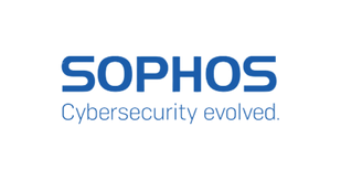 The logo for sophos cybersecurity evolved is on a white background.