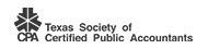 Texas society of certified public accounants