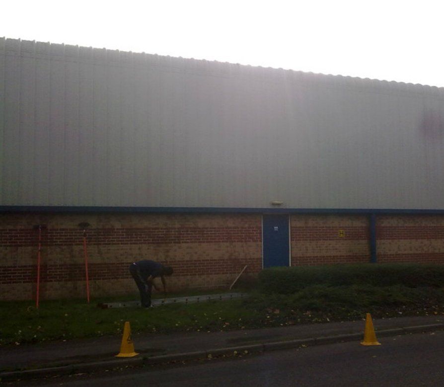 Building exterior cleaning