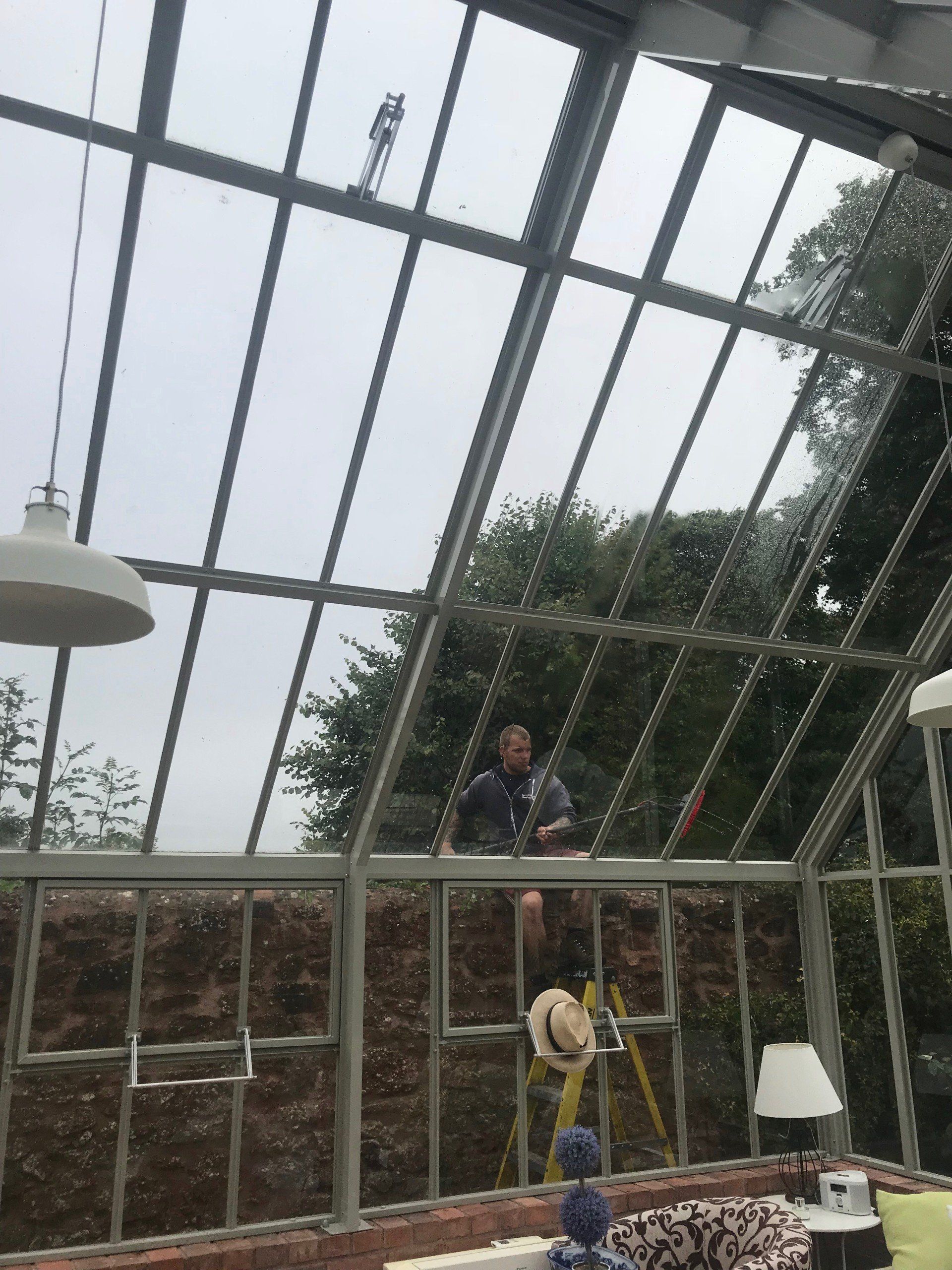 Conservatory cleaning
