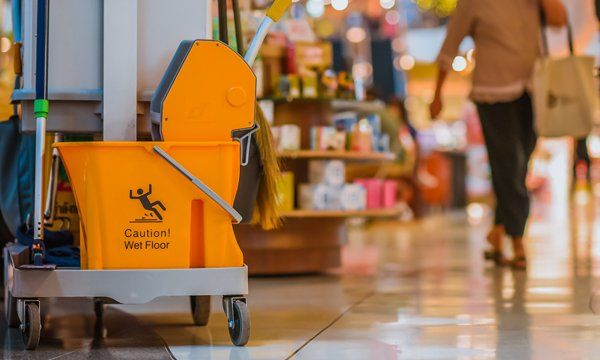 Cleaning Equipment In Shopping Center — Anderson, SC — CFL Facilities Services