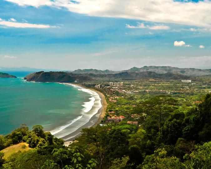 An Arial Shot of Costa Rica