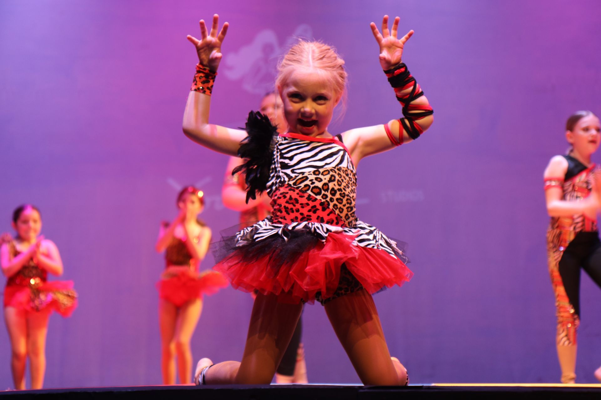 Cute Girl In A Red Dress — Wichita, KS — Young World Dance Studio