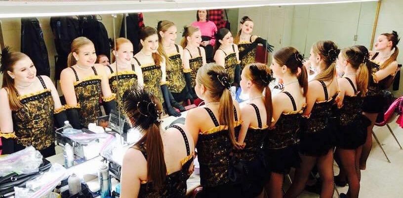 A Group Of Girls Before Their Performance — Wichita, KS — Young World Dance Studio