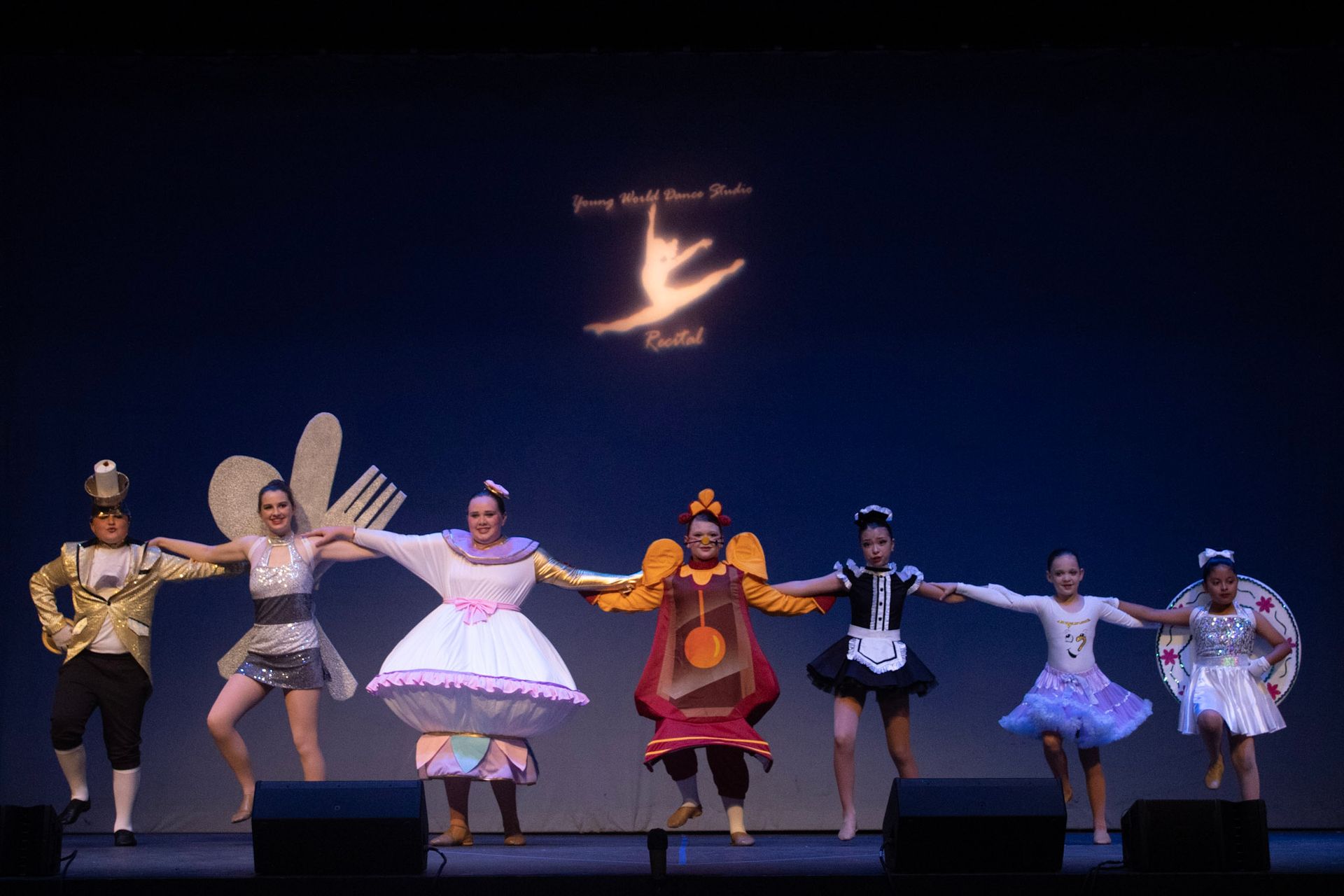 Group Of Performer On The Stage — Wichita, KS — Young World Dance Studio