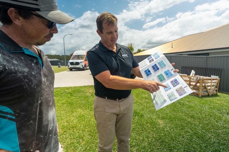 A Display Of Tiles In A Store Called Urban Surface — Amber North Coast In Port Macquarie, NSW