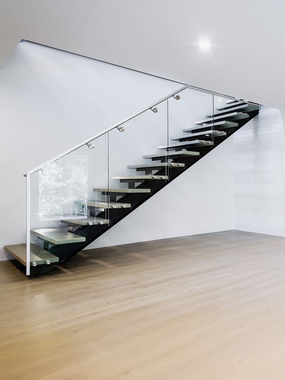 basement modern stairs
