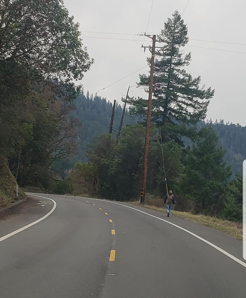 Ped-Bike improvements on Red Cap Road near Happy Camp, CA