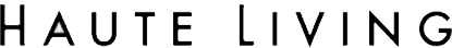 HAUTE LIVING logo in black uppercase text on a white background
