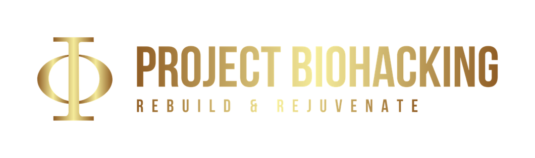 The logo for project biohacking rebuild & rejuvenate