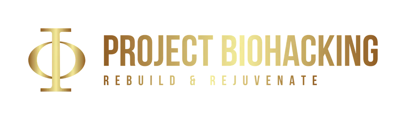 The logo for project biohacking rebuild & rejuvenate