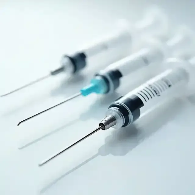 Sterile syringes with needles used for precise peptide injection and dosing in research protocols from Limitless Biotech