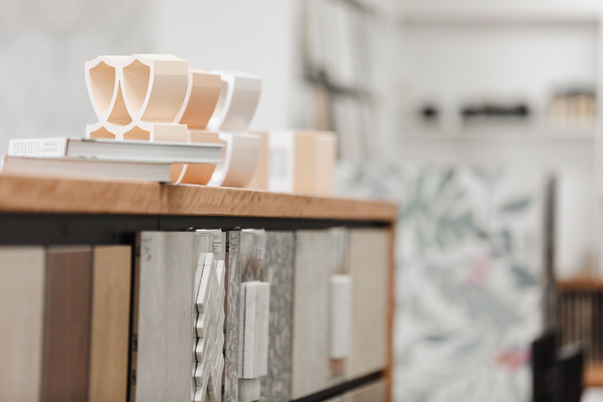 A Shelf With Tiles On It— Coastwide Tile Studio in West Gosford, NSW