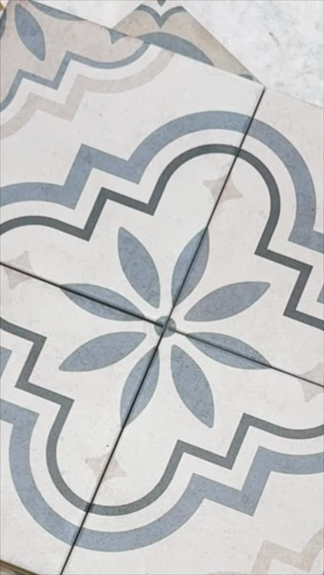 A Moroccan With a Floral Pattern — Coastwide Tile Studio in West Gosford, NSW