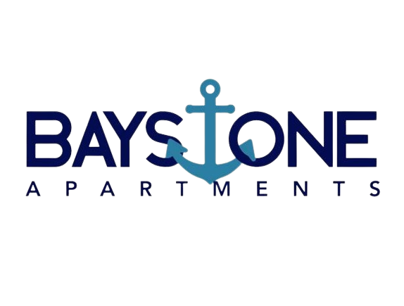 Baystone Apartments logo.