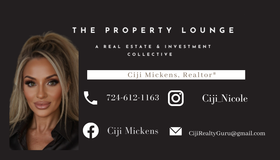 Logo for "The Property Lounge," a real estate investment collective, on a black background.