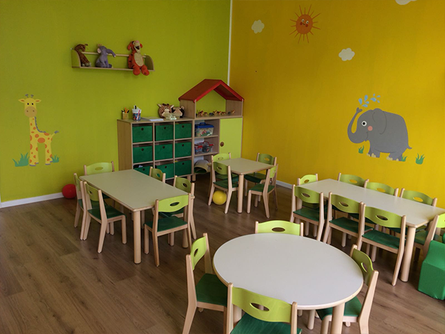 Interno dell'asilo nido