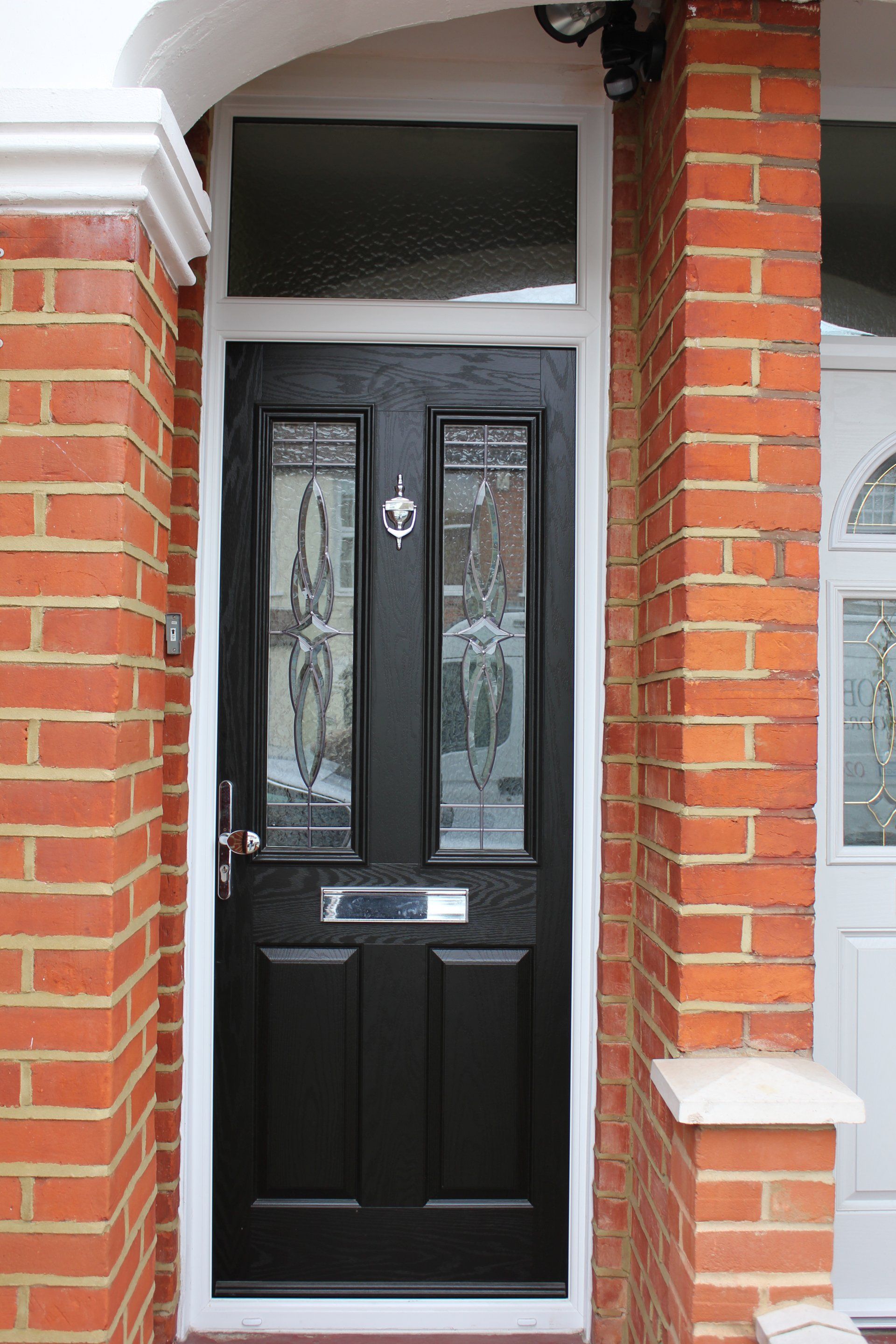 composite door in black colour