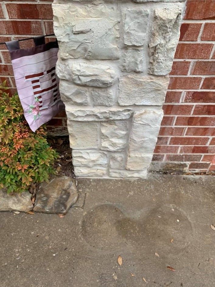 Masonry House Wall With Bricks