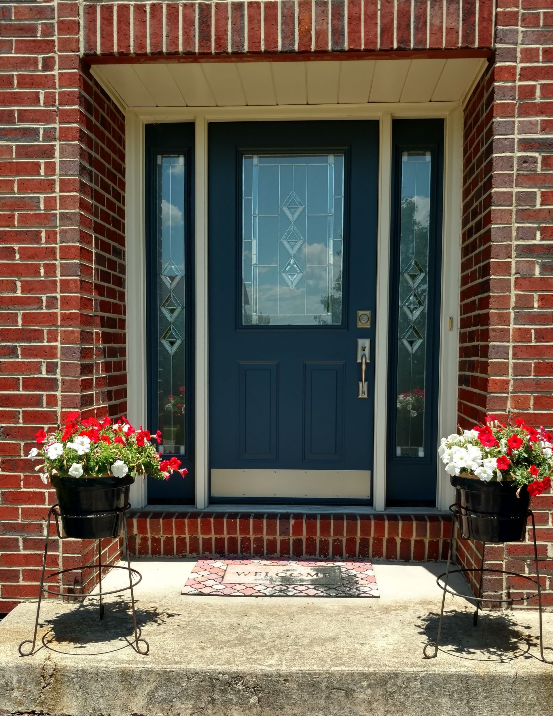Beautiful patio door installed in a residential property.