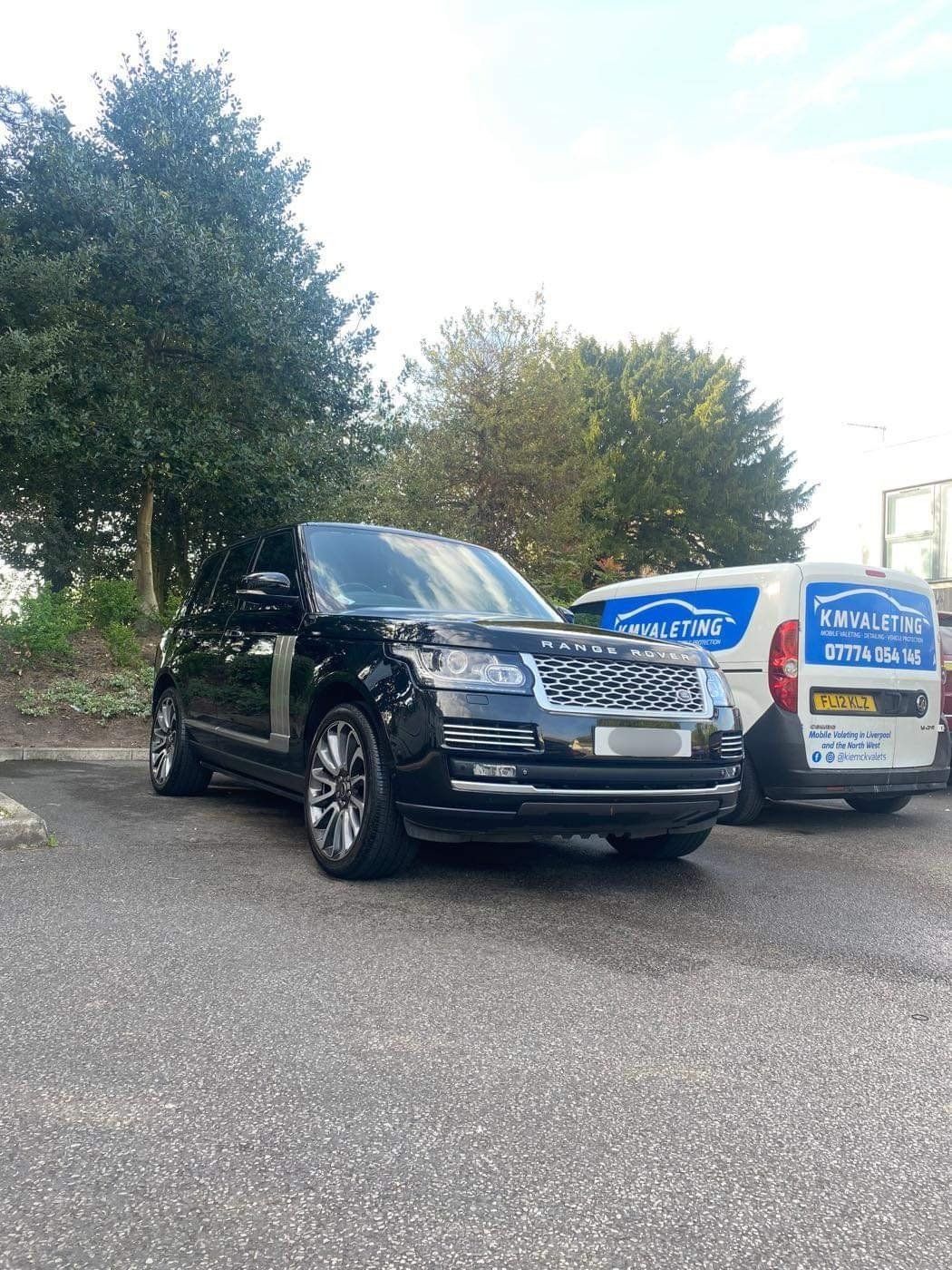Kie Mck Valets cleans Range Rover