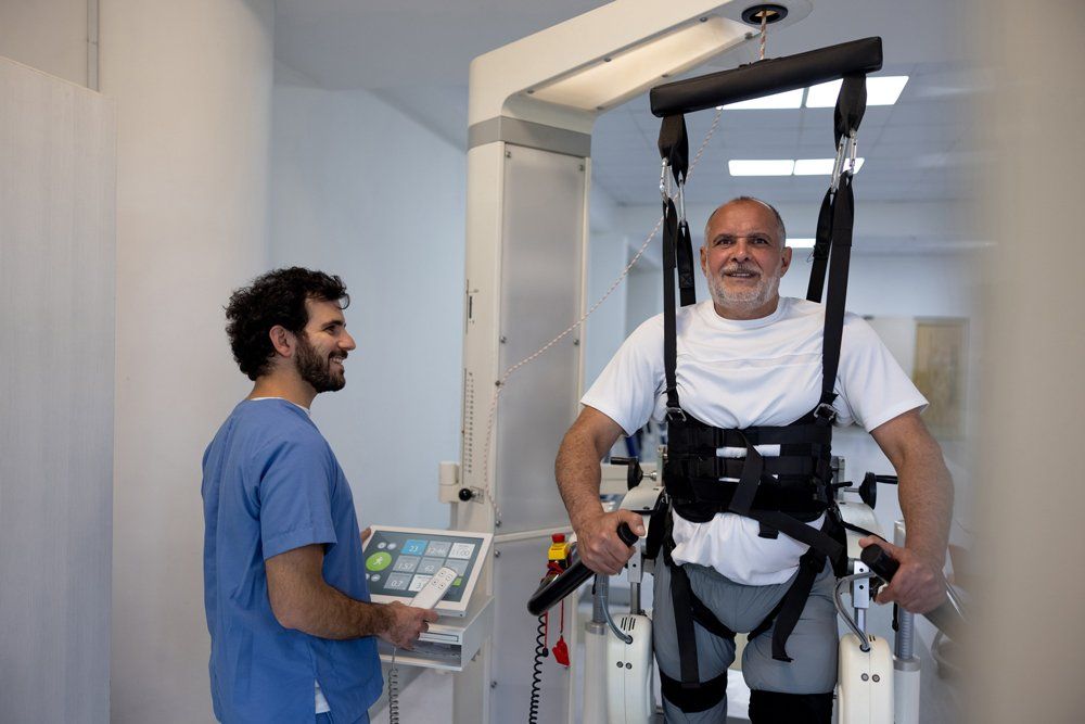 Man Use Exoskeleton For Walking - Alexandria, Louisiana - Alexandria Spine & Rehab Center