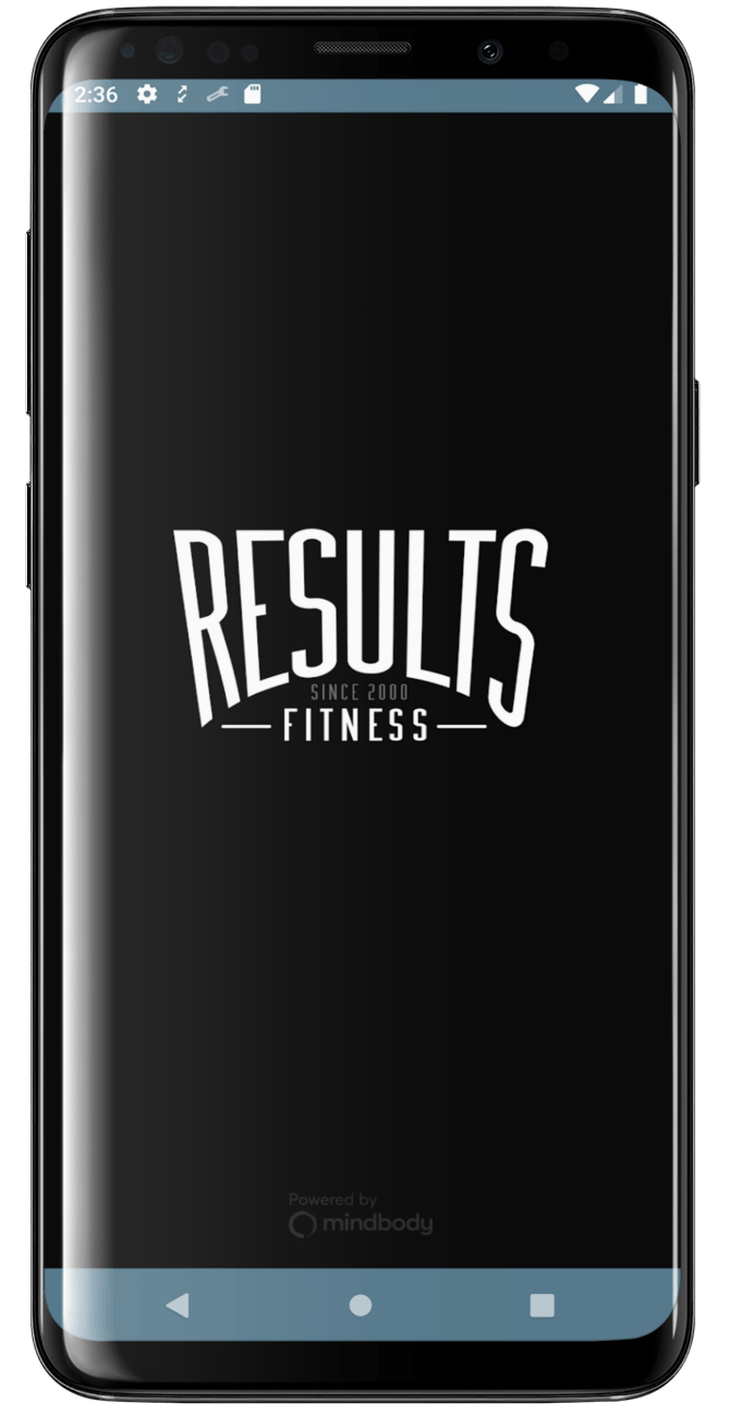 phone with results fitness app