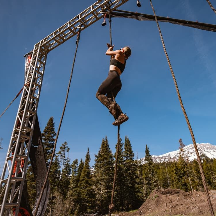 two men competing at the spartan race