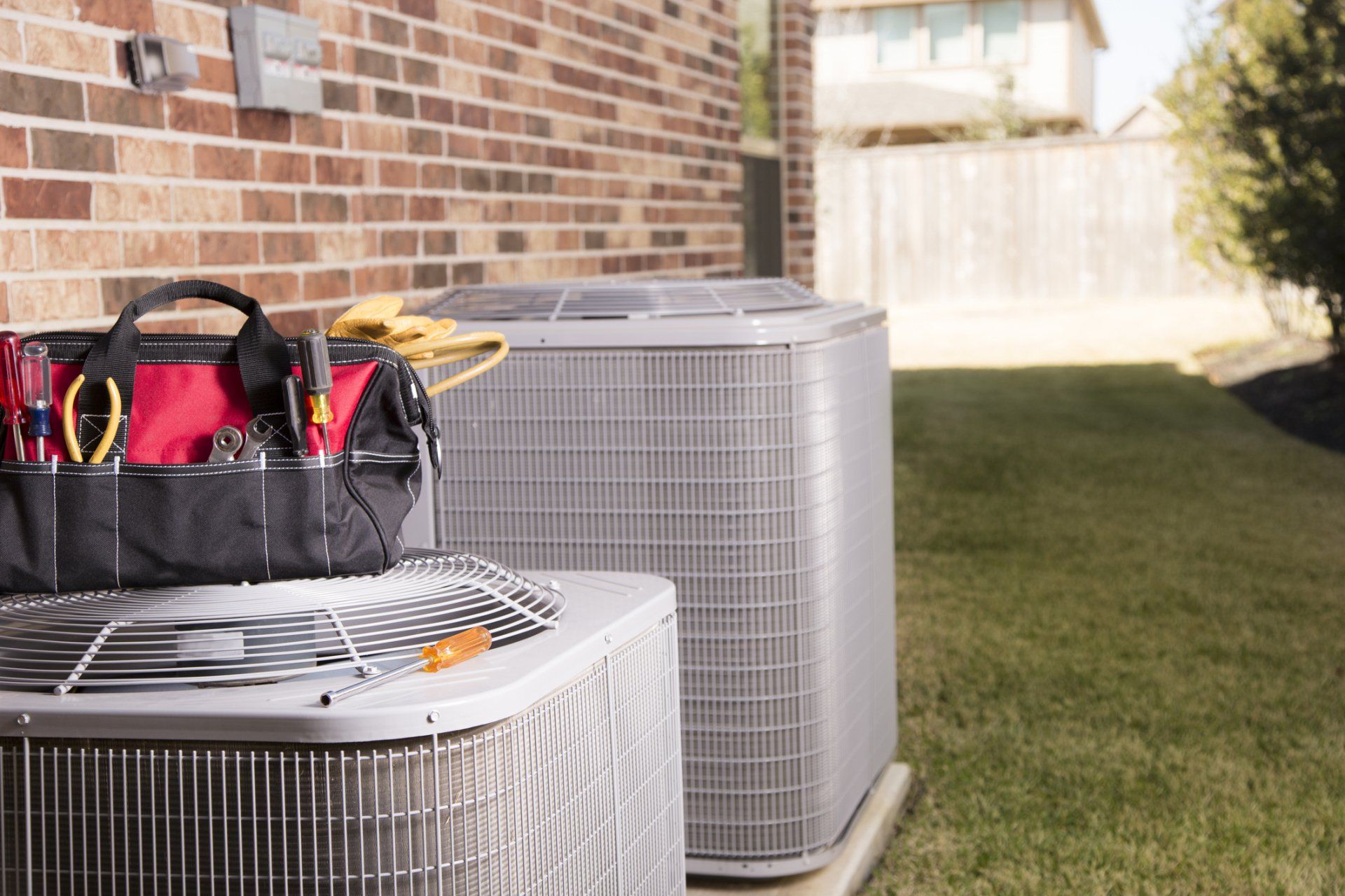 An HVAC system and repair tools | residential and commercial service agreements
