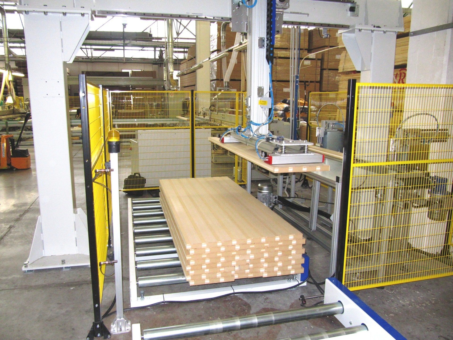 Scaricatore vacuum bordatrice