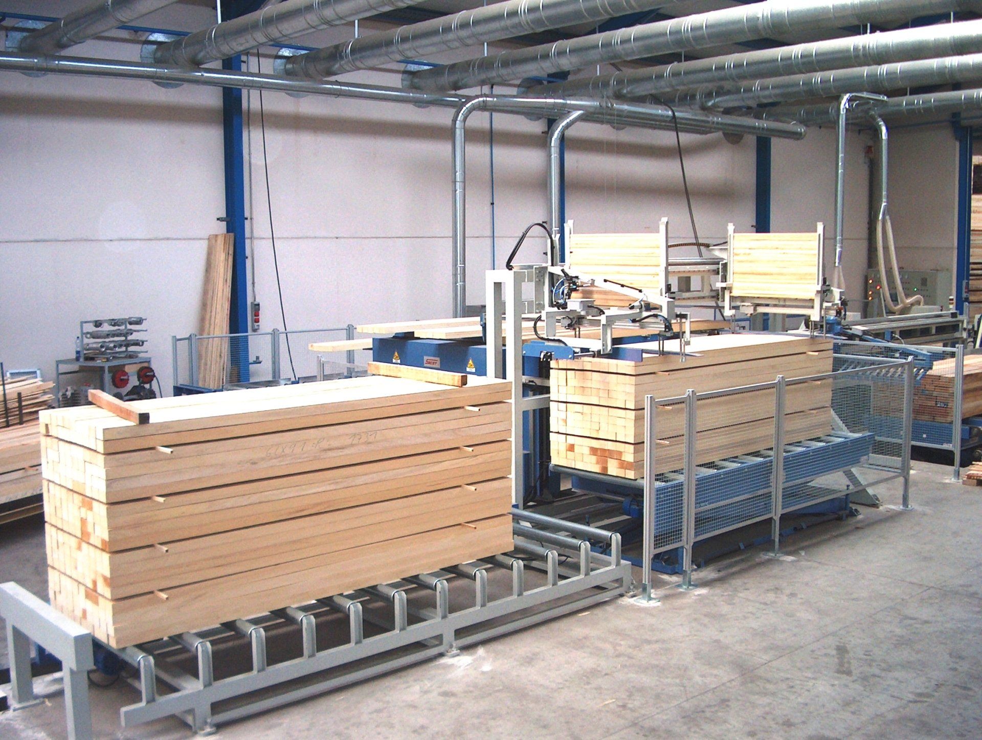 Accatastatore dopo multilame