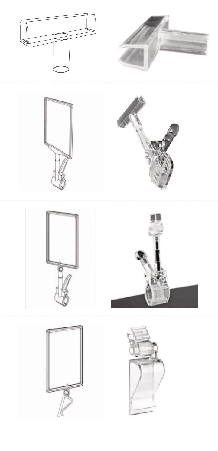 Plakatrahmen Halterung