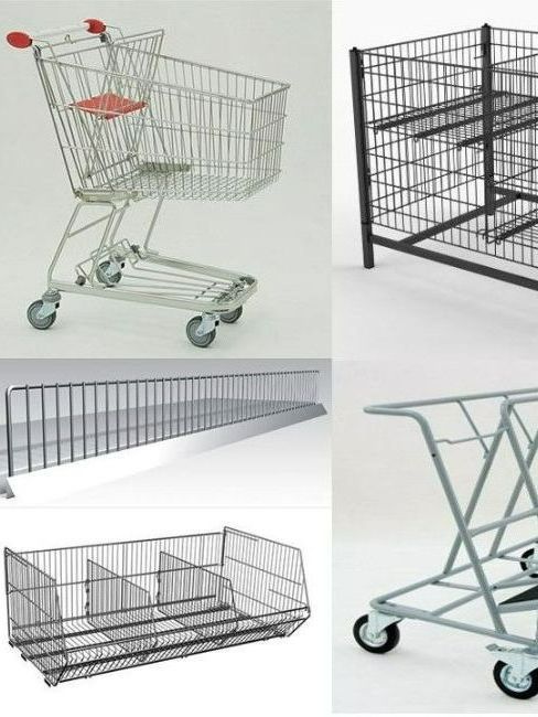 Einkaufskorb aus Kunststoff