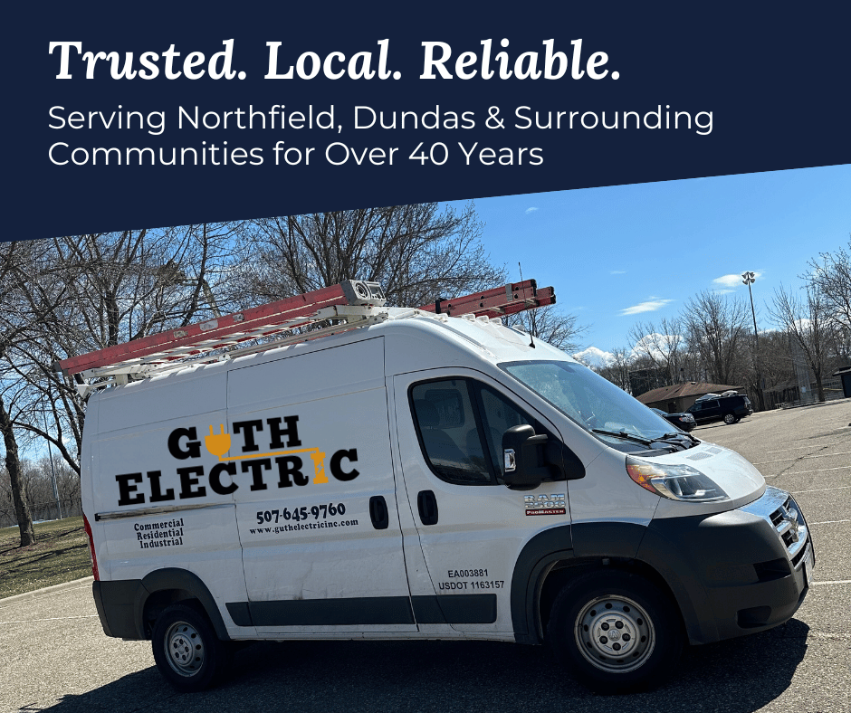 Electrician — Northfield, Dundas, MN — Guth Electric