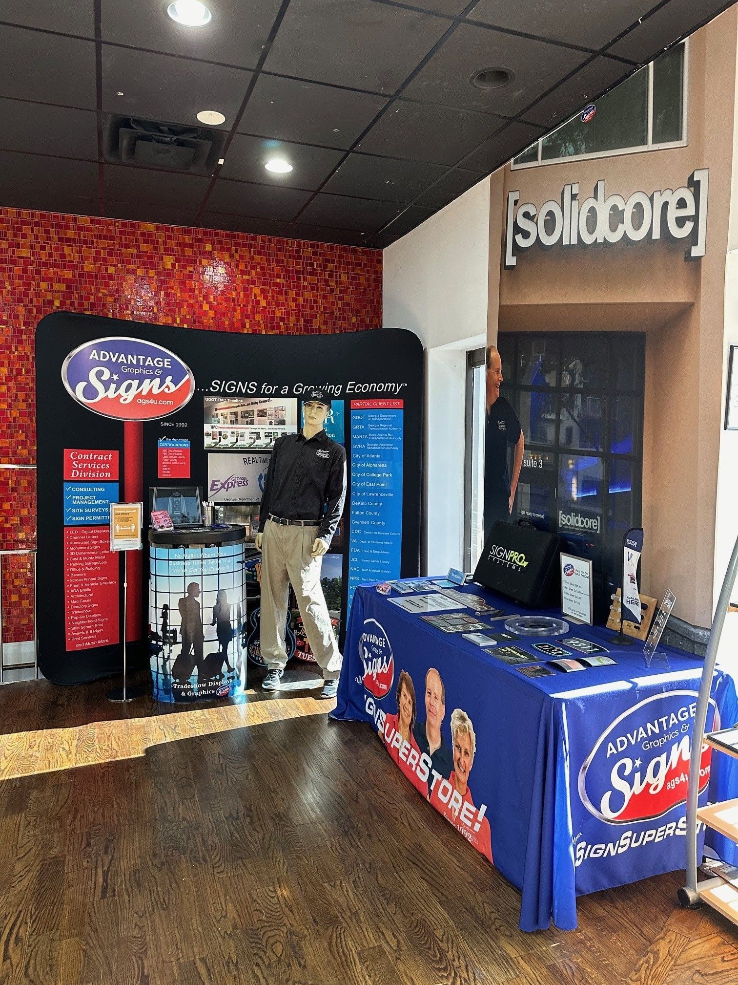 AGS Showroom Tradeshow | Atlanta, GA | Advantage Graphics & Signs