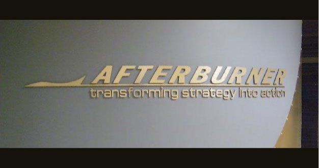 Routed letters in hallway - Atlanta, GA - Advantage Graphics and Signs