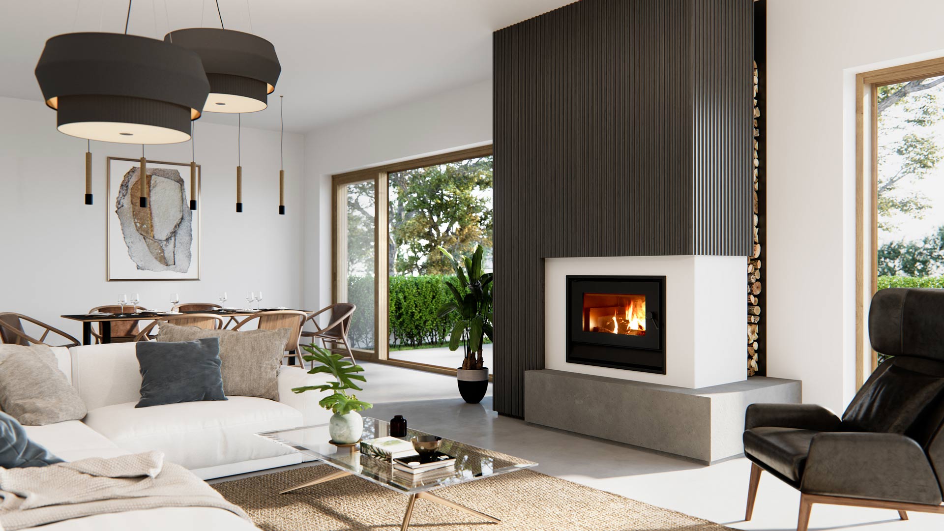 Blaze Inbuilt B820 Wood Heater — Moonah TAS — Hunts Heating