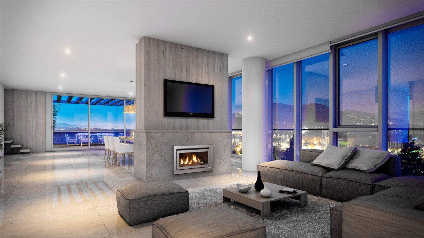 Escea DL850 Titan Silver Log — Moonah TAS — Hunts Heating