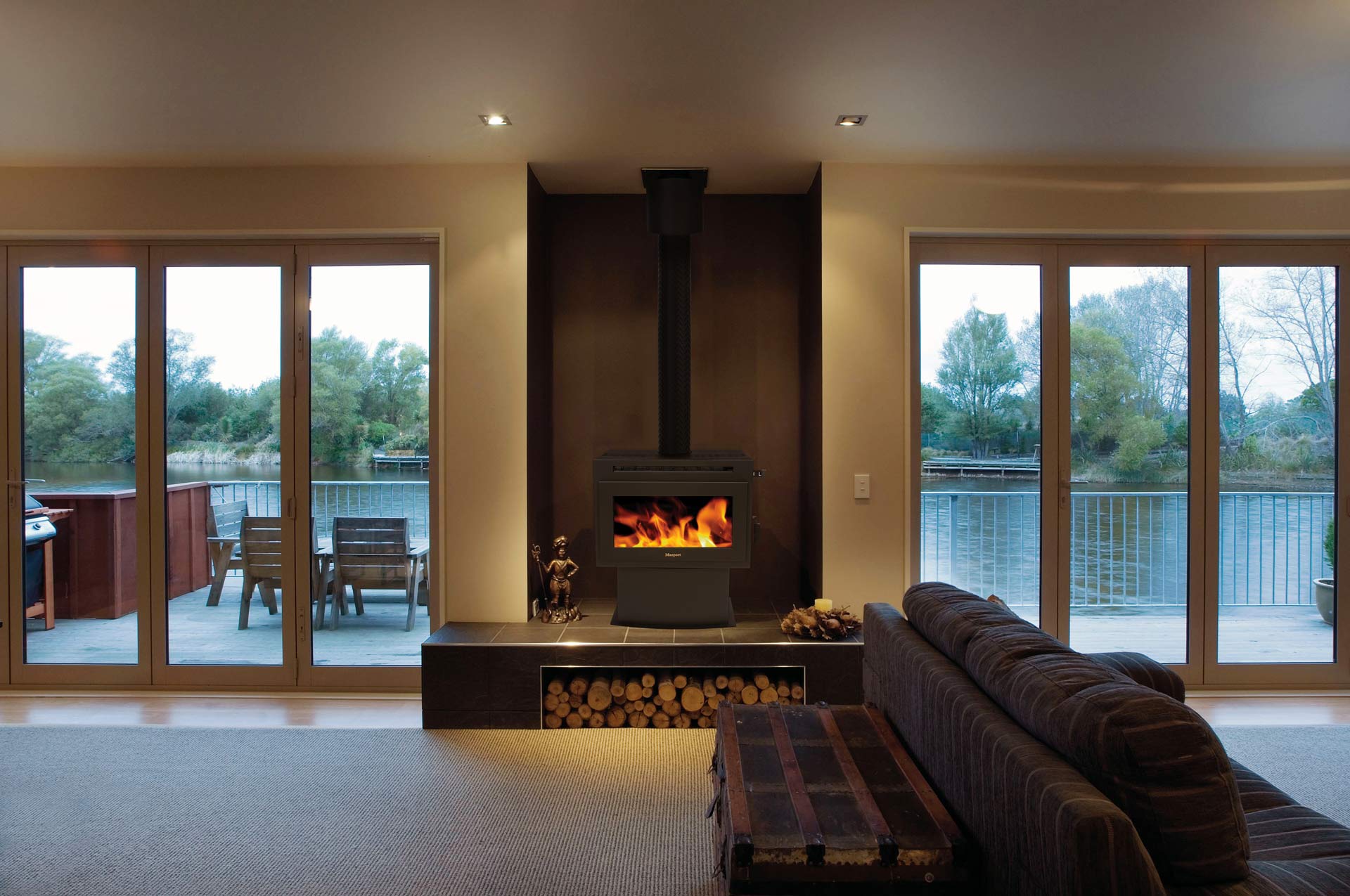 Massport F7000 Wood Heater — Moonah TAS — Hunts Heating
