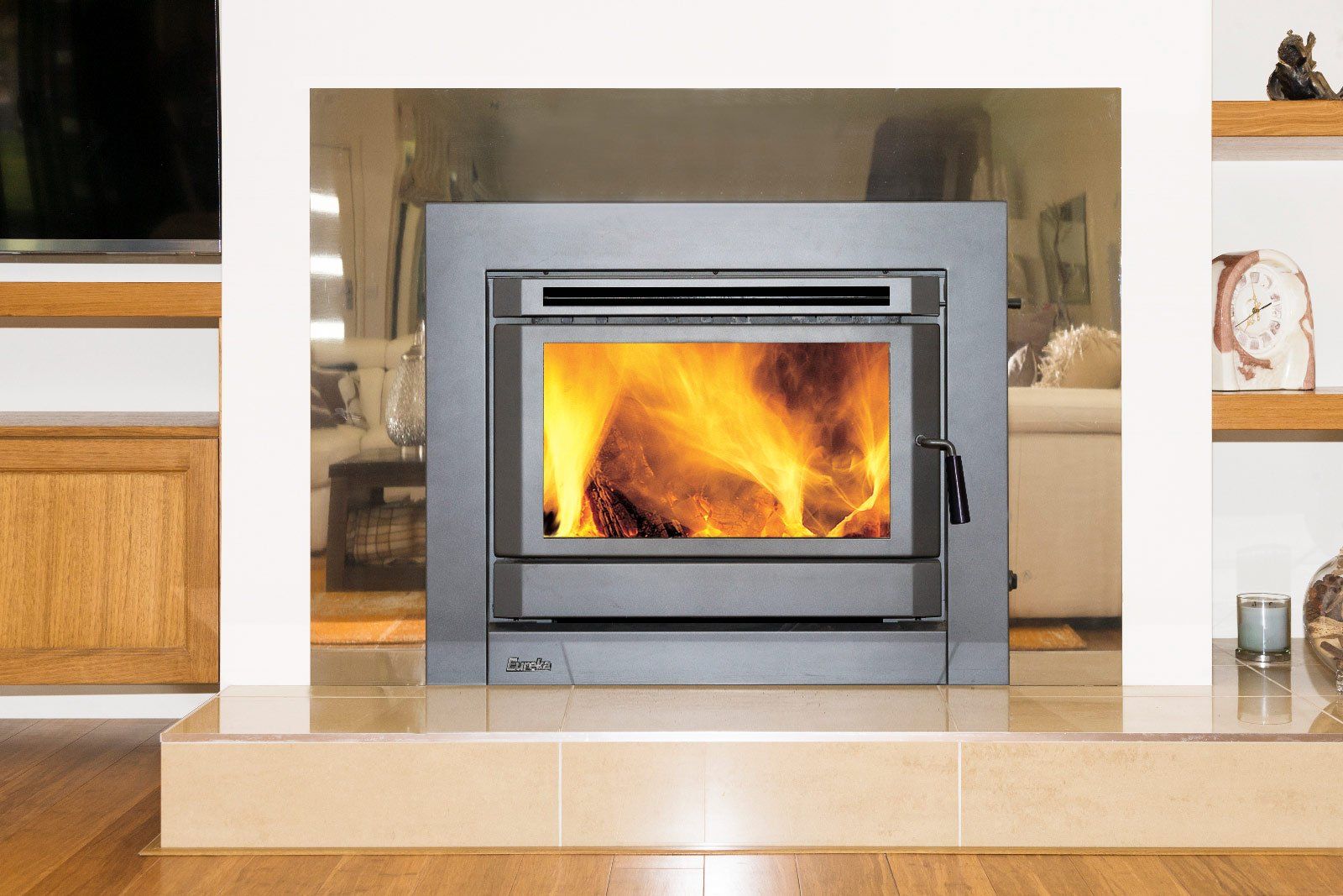 Eureka Inbuilt Garnet Close Up — Moonah TAS — Hunts Heating