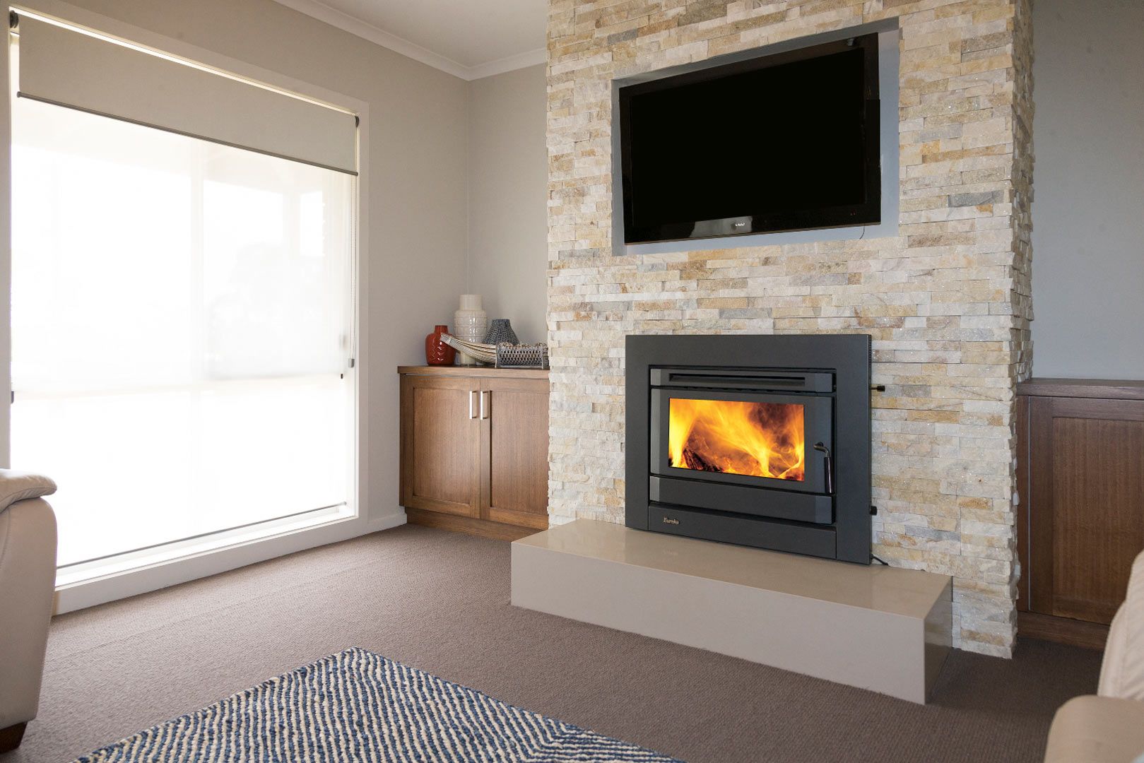 Eureka Inbuilt Stockade Side View — Moonah TAS — Hunts Heating