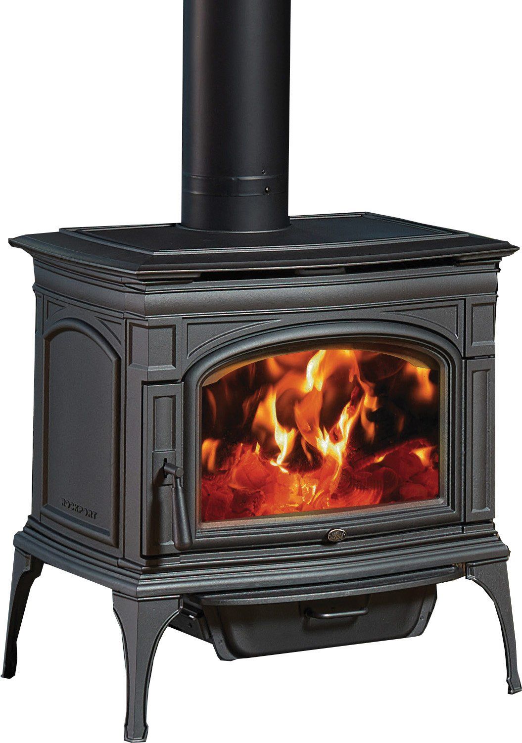 Close Up View of Lopi Wood Heater with Legs — Moonah TAS — Hunts Heating