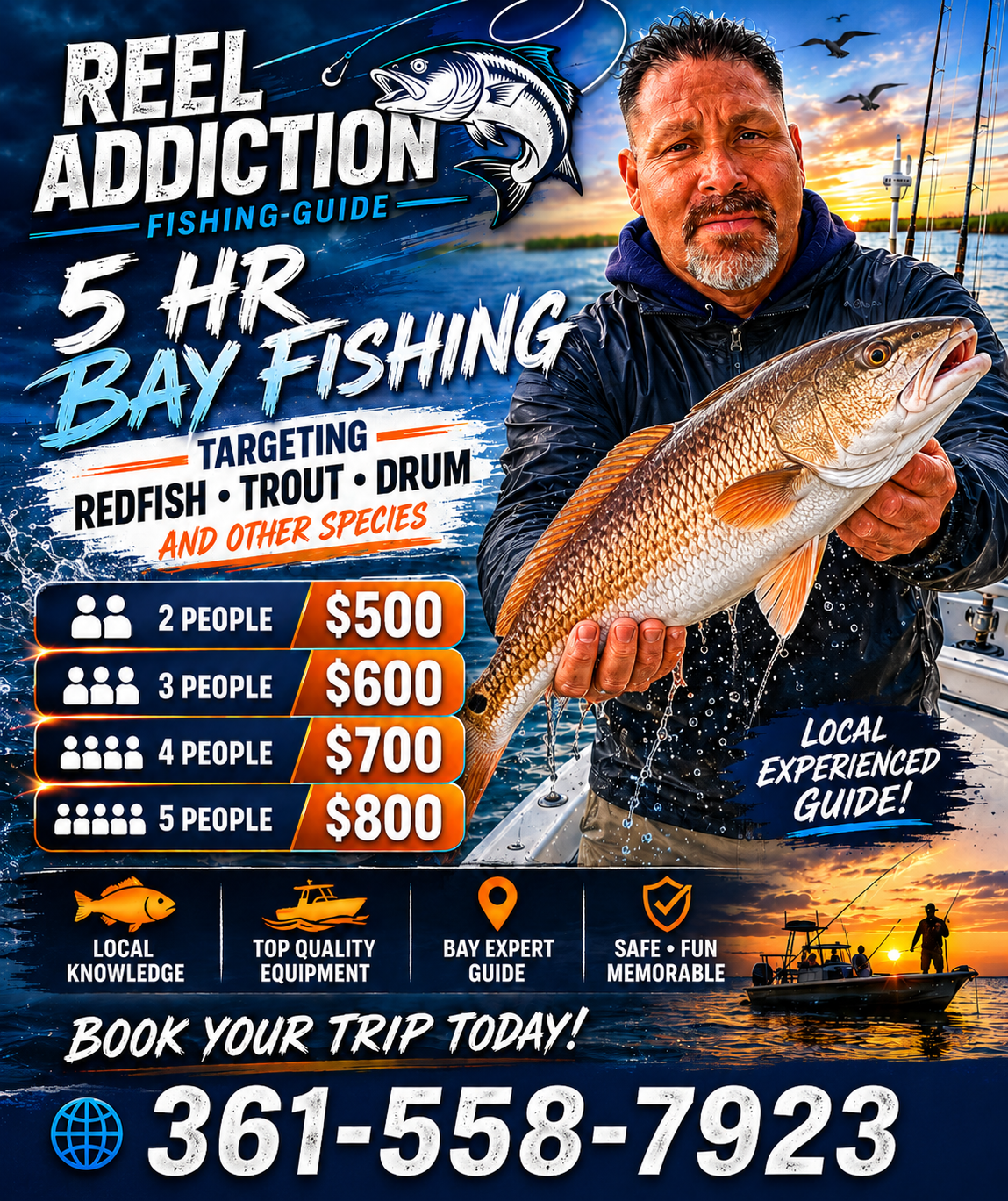 Salt Water Fish — Corpus Christi, TX — Reel Addiction Fishing Guide