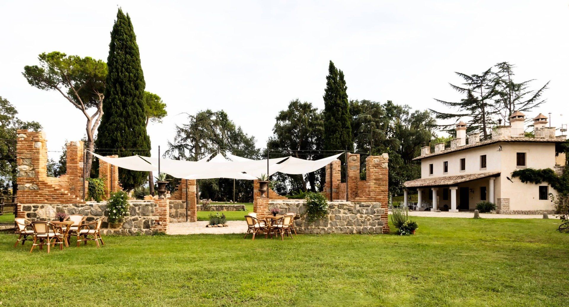 Veduta della Tenuta e del parco