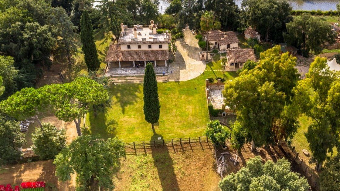 Veduta della Tenuta dall'alto