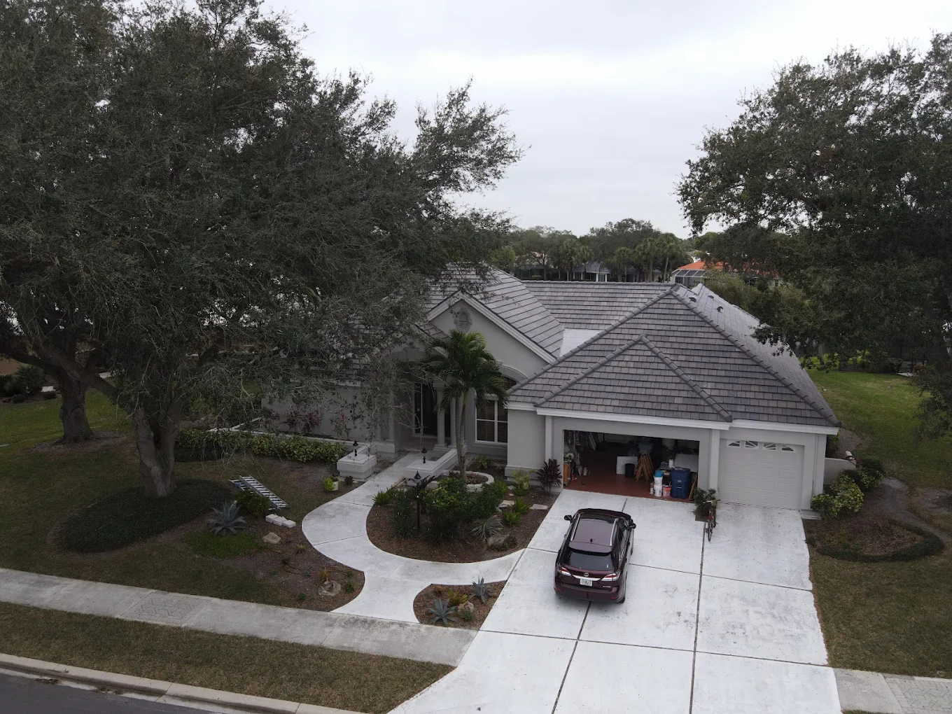 Metal roofing installed on a home in Bradenton FL