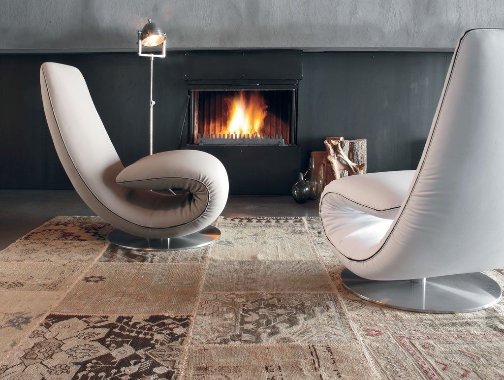 poltroncine in pelle